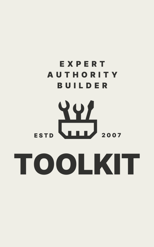 EXPERT AUTHORITY BUILDER Toolkit Cover